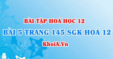 Bài 5 trang 145 SGK Hoá 12: Tính chất vật lí, tính chất hoá học hợp chất của sắt 2, sắt 3